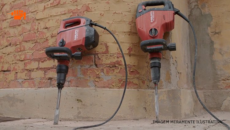 ALUGUEL DE MARTELO DEMOLIDOR 6KG