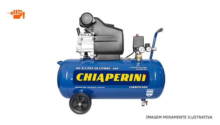 MOTOCOMPRESSOR DE AR 8,5 PÉS 50L