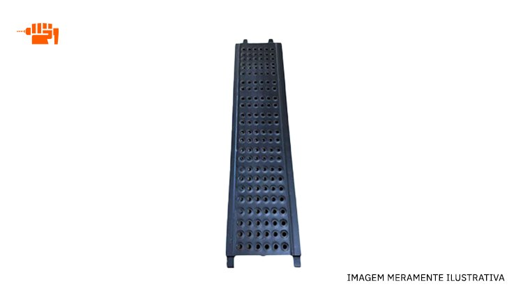 PLATAFORMA METÁLICA PARA ANDAIME 1,50M X 0,37M